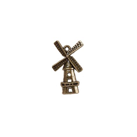 Zawieszka metalowa Charms ScrapBerry's Wiatrak, 17mm